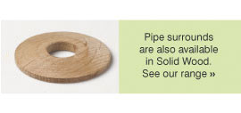 Laminate pipe covers - see our oak range»